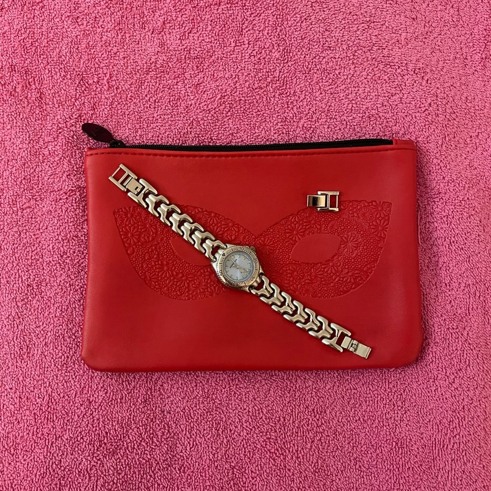 Anchor Blue Face and Silver Women Watch